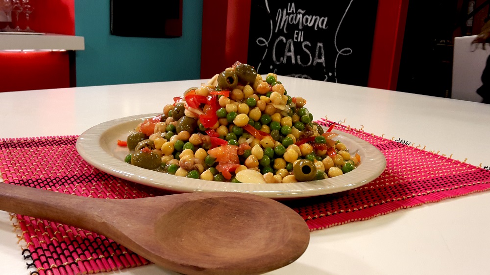 Ensalada fresca de garbanzos