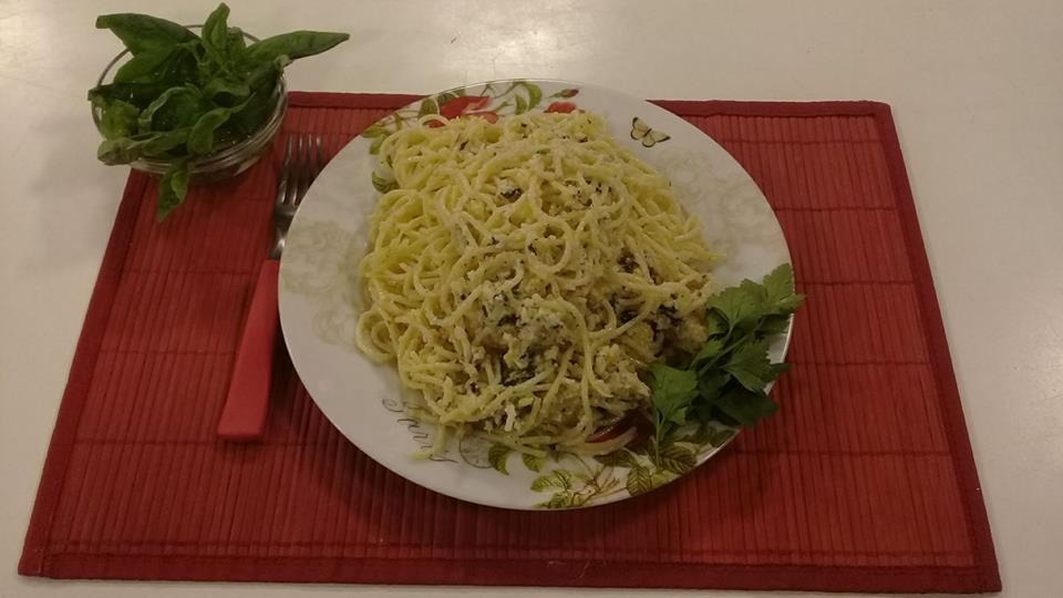 Vermicelli Adria con pesto genovés