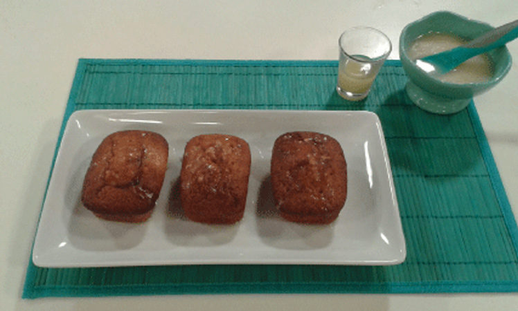 Budín de limón para la hora del té