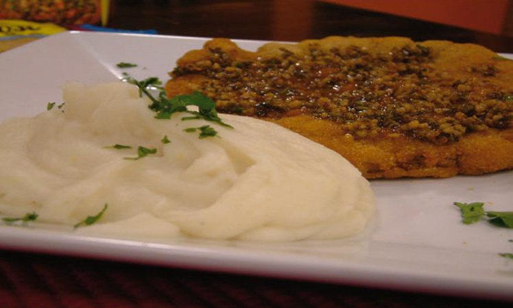 Salsa Chimichurri Maggi para una rica milanesa