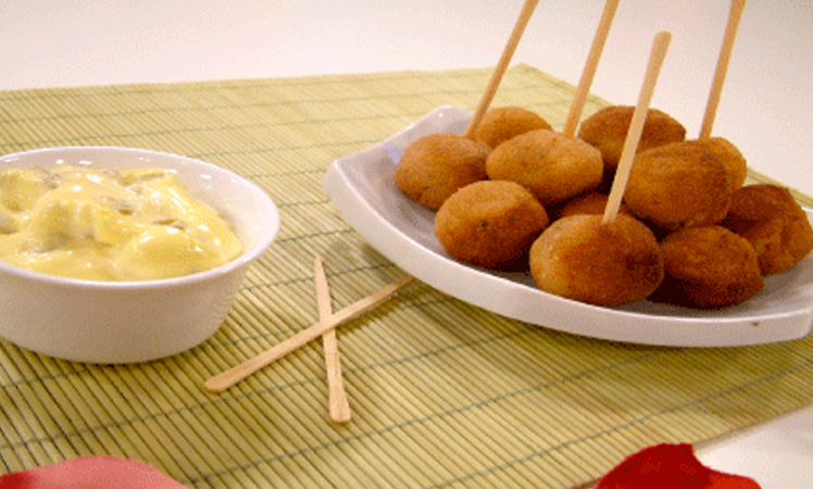 Croquetitas deliciosas de champiñones