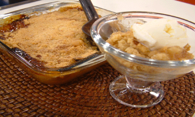 Crumble de manzanas