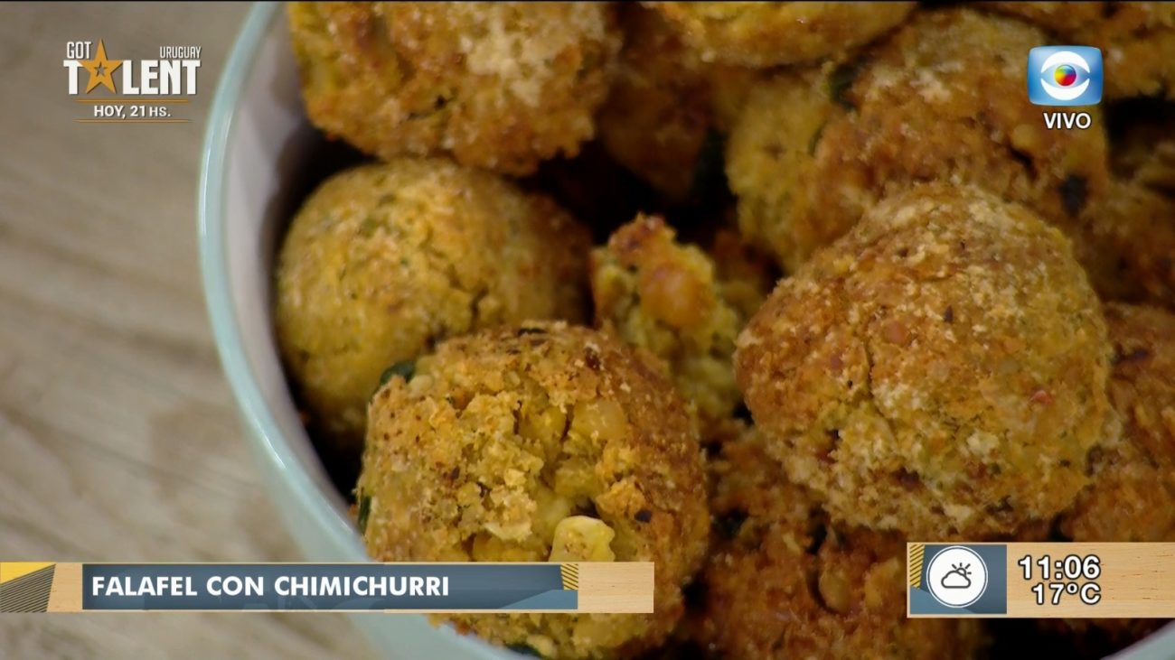 Falafel con chimichurri Dos Anclas