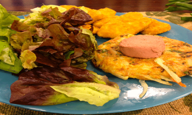 NUGGETS SCHNECK con Tortitas de papa y zanahoria