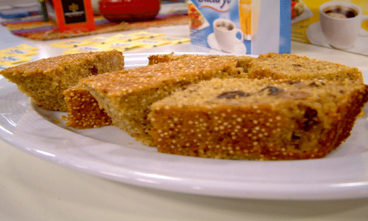 Torta de quinoa deliciosa